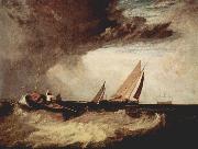 J.M.W. Turner Ein Fischer von Shoeburyness preit einen Prahm von Whitstable Spain oil painting artist
